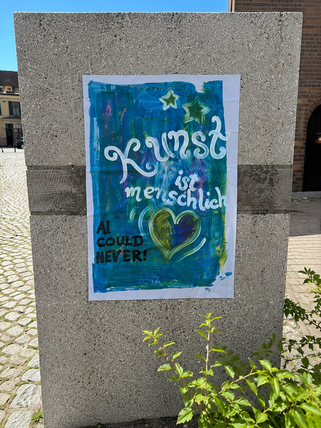 „Kunst ist menschlich“